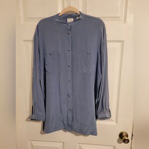 All silk woman's button up shirt‎